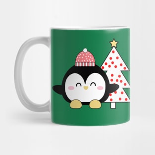 Christmas Kawaii Penguin Mug